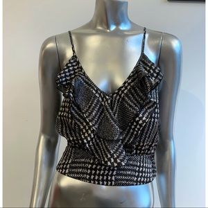 URBAN OUTFITTERS Patterned Satin Tank